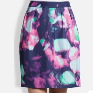 Kate Spade Barry Abstract Water color Skirt
